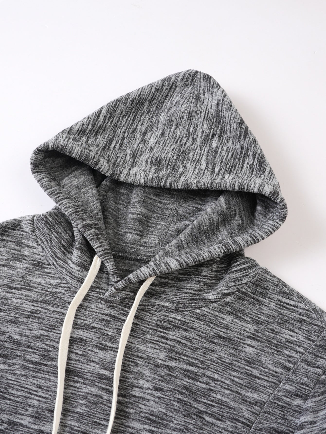 S-2XL Autumn And Winter Hooded Men's Casual Coral Fleece Sweatshirt Coat
