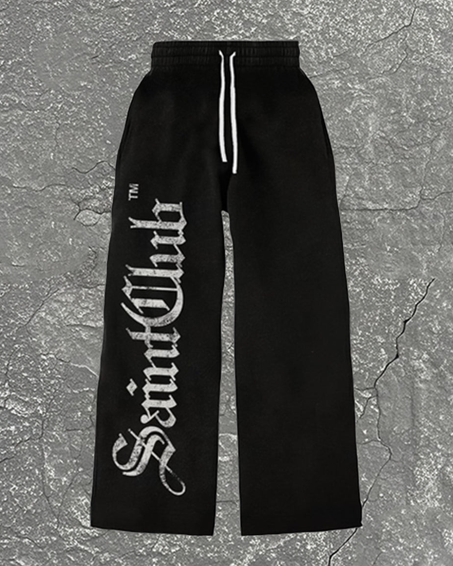 Plus Size Men's Fashion Street Original Art Glyph Design Pants