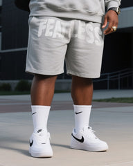 Big & Tall Men's Daily Leisure. Original Design Academy Style GOD ROTECTS. Fearless Hoodie Shorts Suit