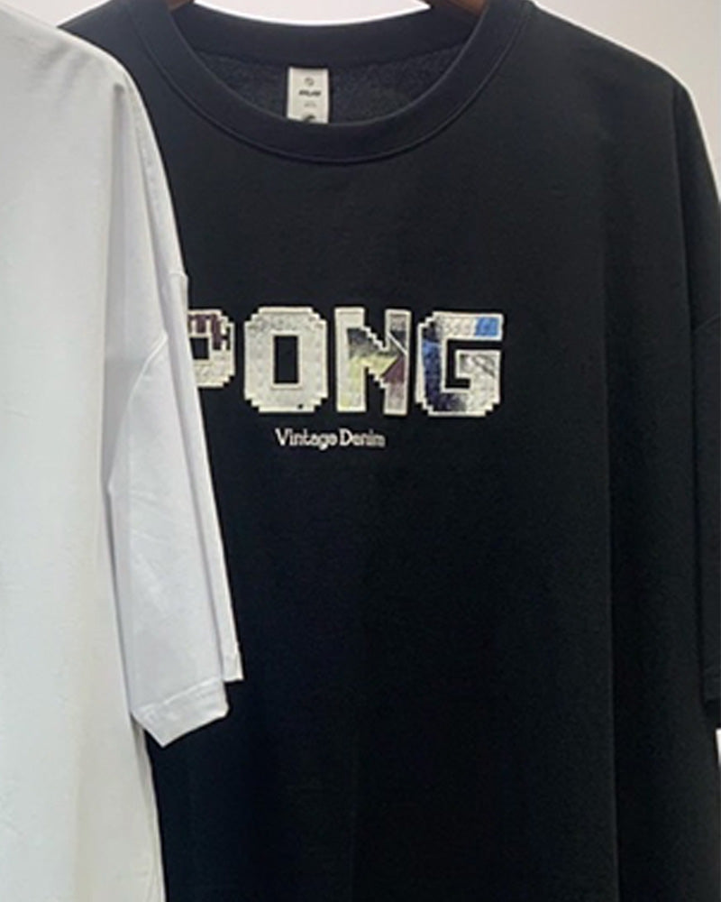 7XL-10XL Big & Tall Men's Daily Casual Letter Embroidered Cotton Round Neck Short Sleeve T-Shirt 7XL-10XL