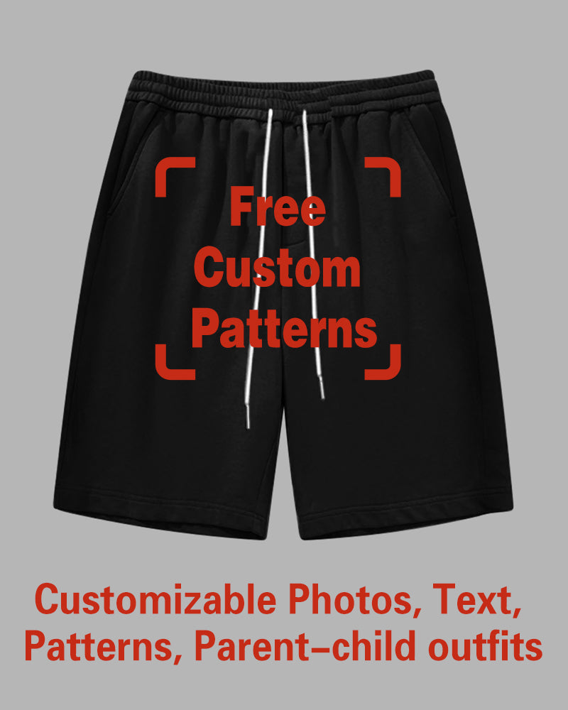 Custom Plus Size Shorts (You Can Upload Pictures, Text, Logo, Etc. To Customize Your Interesting Shorts)