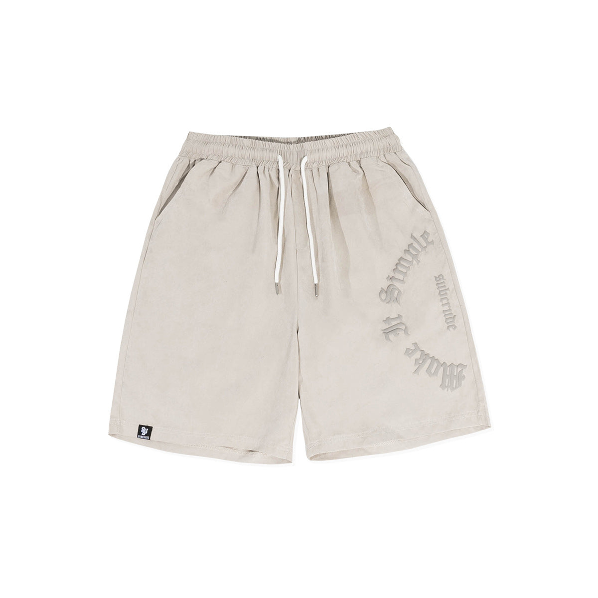 Big & Tall Athletic Street Style Letter Print Shorts
