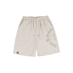 Big & Tall Athletic Street Style Letter Print Shorts
