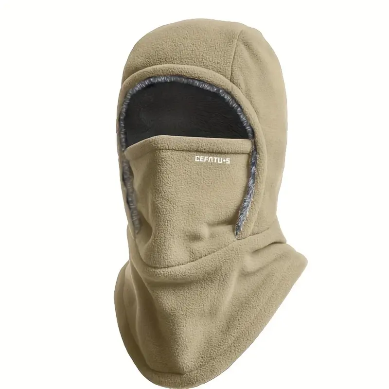 Autumn/Winter Outdoor Thermal Hat/Head Cover/All-in-One Hat with Face Mask, Outdoor Thermal Pullover Hat