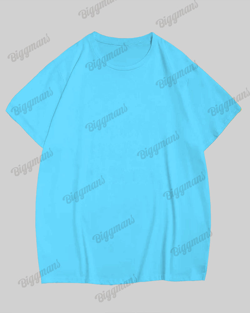 Couple Holiday Blue Short Sleeve T-Shirt Shorts Suit Large