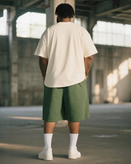 Big & Tall Men's Brr Brr Hand-Painted Printed Round Neck Short Sleeve T-Shirt Shorts Suit