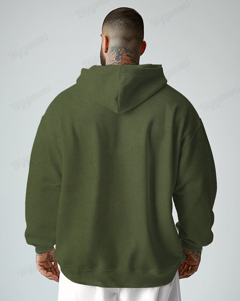 Forbidden Abstract Printed Oversized Cotton Hoodie