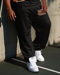 Big Men's Fashion DNA Gene Basketball Funny Letter Printed Short Sleeve T-shirt Pants Set