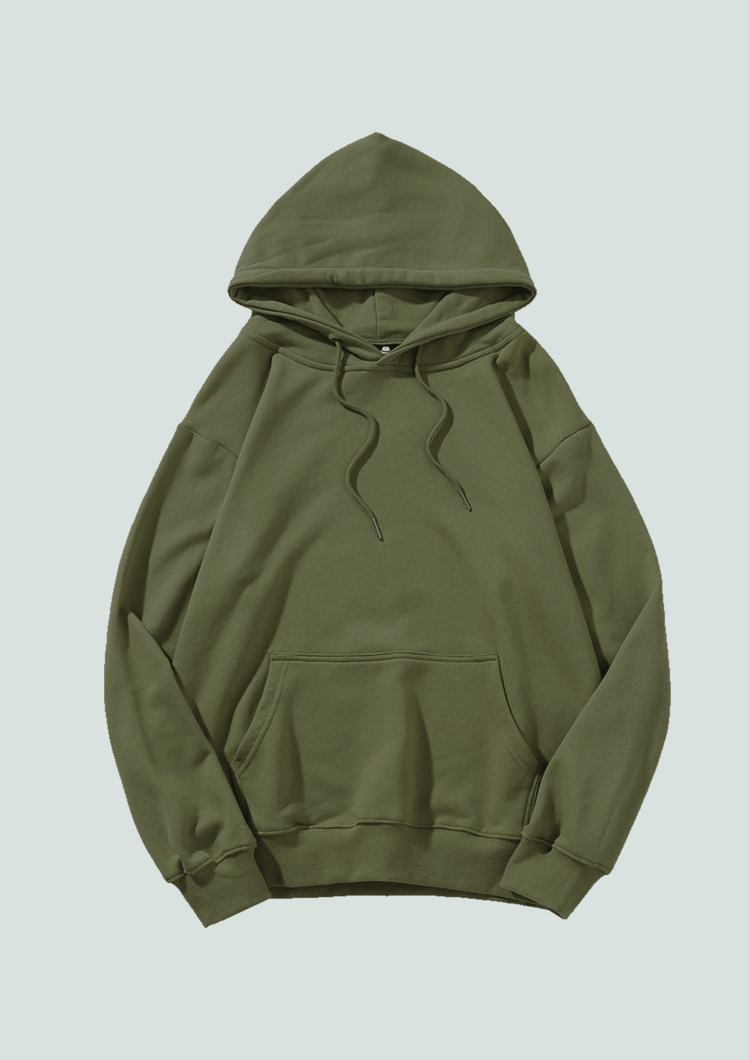 Cotton Solid Color Men's Loose Oversized Hoodie