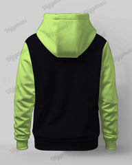 Men's Big & Tall Casual Hip Hop Color Block Bear Hoodie Two Piece Set