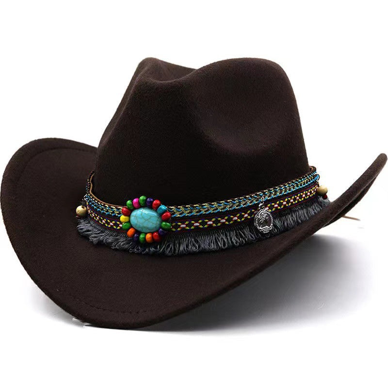 Multicolor Panama Hat Yellow Belt Accessory Straw Topper Beach
