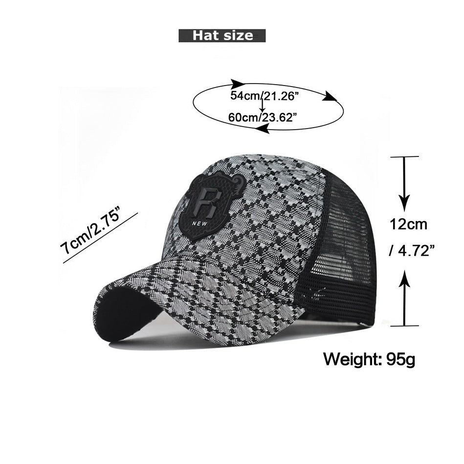 Outdoor Tide Embroidered R-Ball Cap