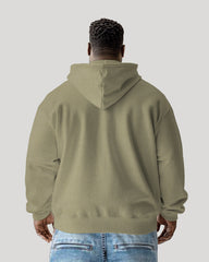 High Quality Fabric High-grade Jacquard Letters Men's Loose Oversized Hoodie