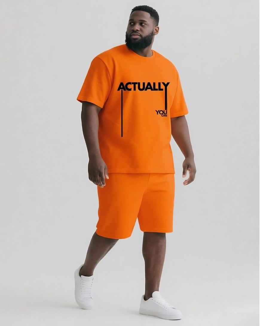 Your Limits Are 90% Mental Actually You Can Striped 2-Piece T-shirt Set