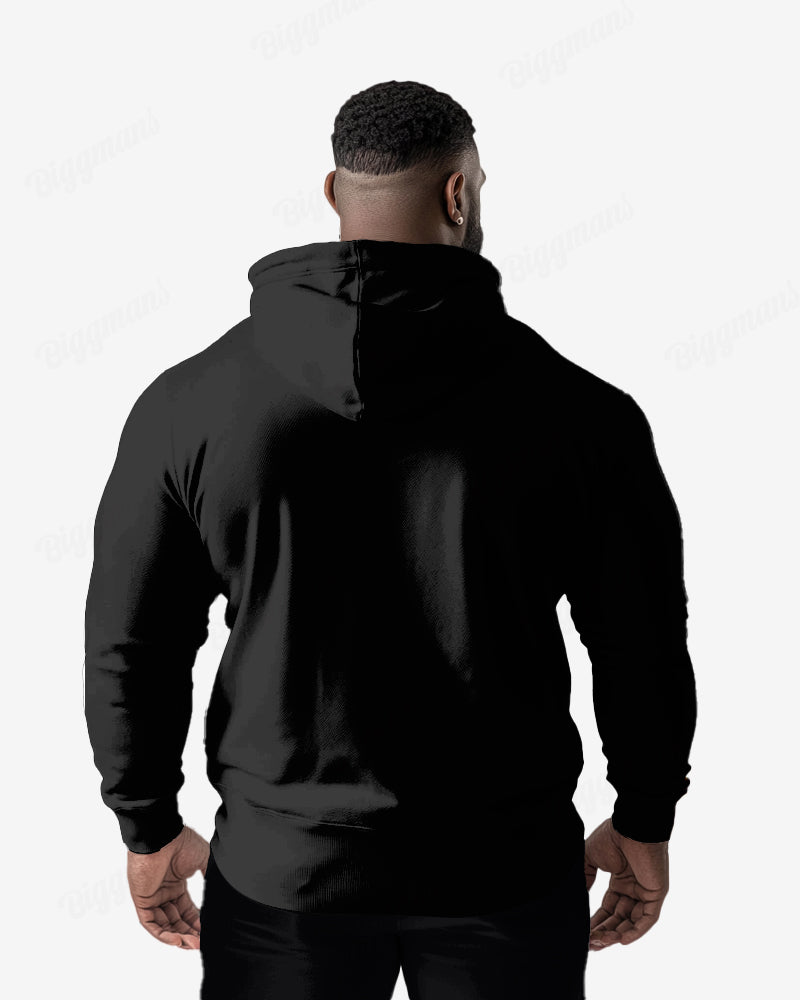 Cotton-sharp Eyes Animation Printing Men's Loose Oversized Hoodie
