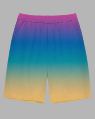 Men's Daily Casual Vibrant Rainbow Theme Gradient Style Big and Tall Shorts
