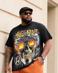 Big Boy Must-Have Fashion Street Trend Skull Crewneck T-shirt Trousers Suit