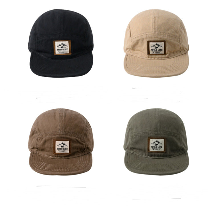 American Retro Flat Brim Hip-Hop All-Match Couple Baseball Cap