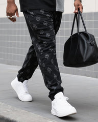 Big Boy Street Fashion Black And White Grey High Easy Design Colorblock Short Sleeve Trousers Suit