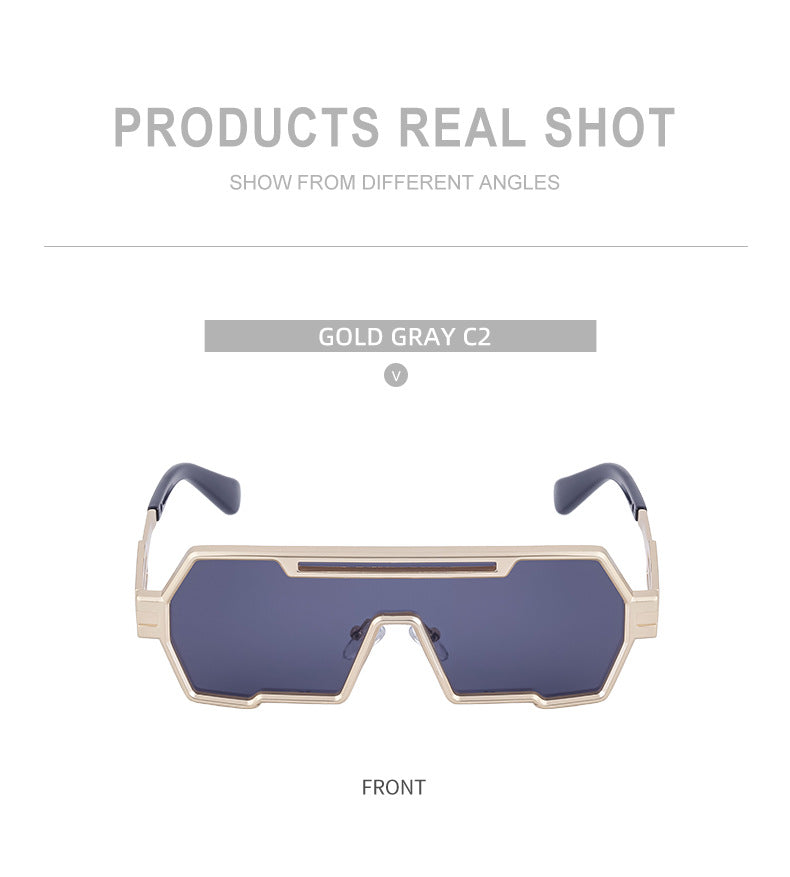Retro Steampunk Irregular Sunglasses