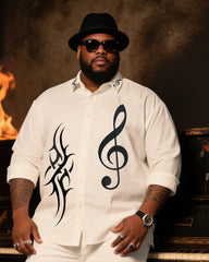 Big Boy Must Have 2025 Holiday Party Music Meets Simple Long Sleeve Shirt Trousers Suit