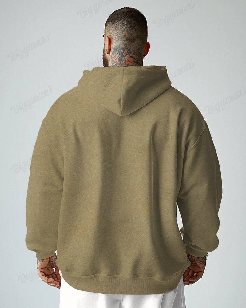 Forbidden Abstract Printed Oversized Cotton Hoodie