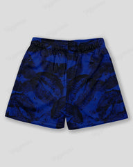 Plus Size Men's Lip Print Graffiti Print Sports Mesh Quick Dry Shorts