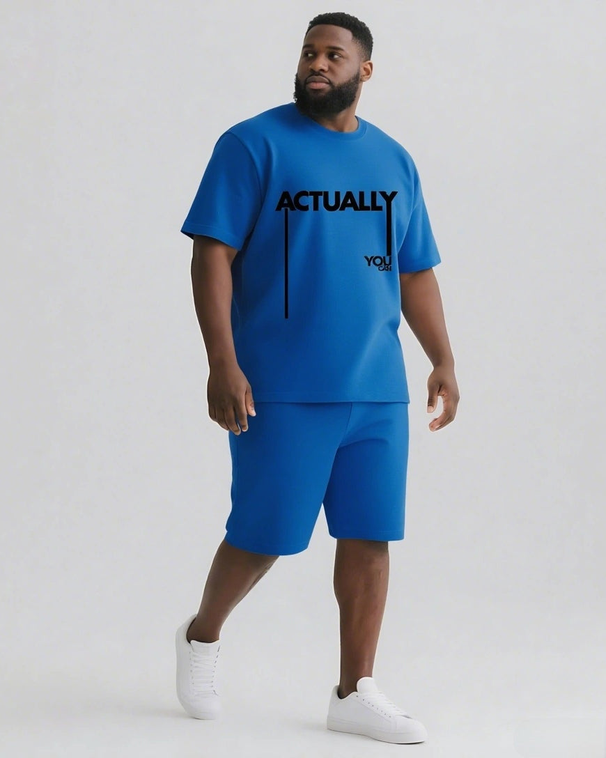 Your Limits Are 90% Mental Actually You Can Striped 2-Piece T-shirt Set