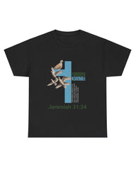 Women's Plus Size Bible Scripture Forgiven Round Neck Short Sleeve T-Shirt