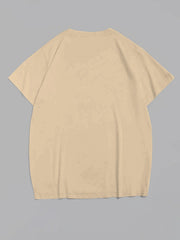 Women's Plus Size Love Power Beautiful Round Neck Short Sleeve T-Shirt