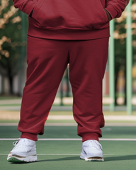 Men's Big & Tall Morehouse University Style Hoodie and Sweatpants Two Piece Set