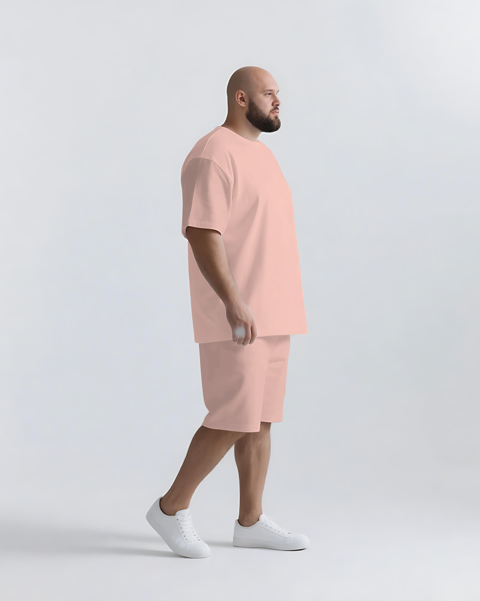 No Matter What You Can Do It Big & Tall Men's Simple Lettering T-shirt 2-Piece Set