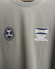 4XL-8XL Big & Tall Men's Daily Casual Letter Cartoon Embroidered Cotton Round Neck Short Sleeve T-Shirt 4XL-8XL