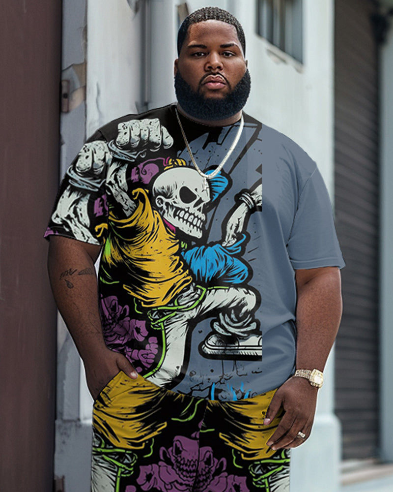 Poster Skull Print Large Men's Set