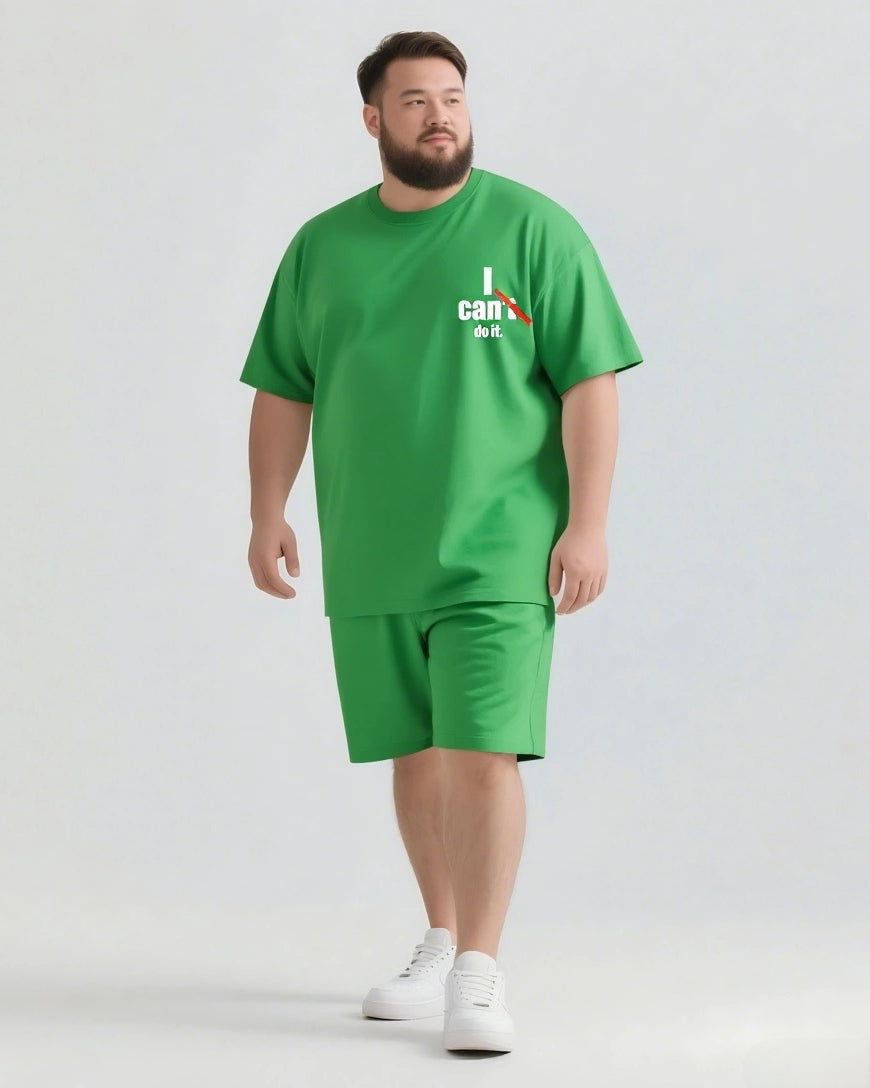 Can't=Courage Allows Now Today 2-Piece T-shirt Set