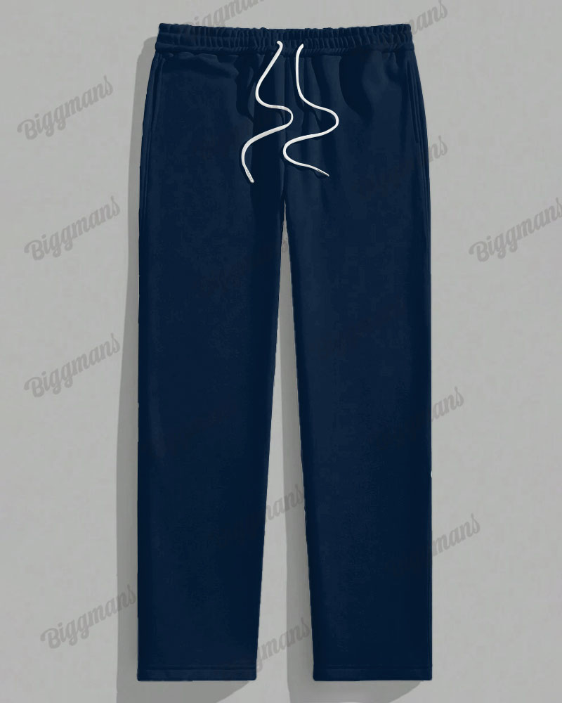 Men's Plus Size Blue Khaki Colorblock Striped Print Long Sleeve Shirt Trousers Suit