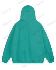 Couple Fashion Casual Big Size Christmas Patchwork Printed Hoodie Set