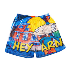 Plus size trendy hip hop retro shorts