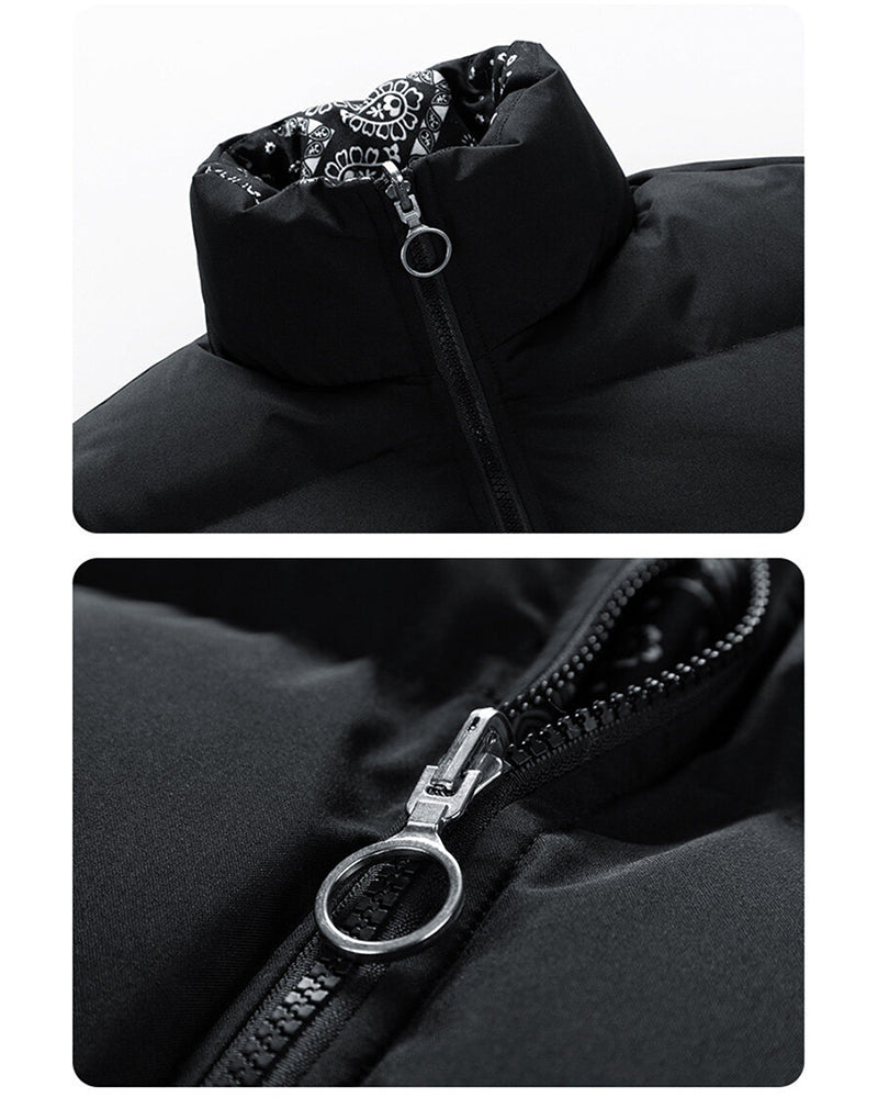 Big & Tall Men's Double-sided Cotton-padded Jacket Camouflage Winter Coat For Men And Women New Thickened Cotton-padded Jacket Korean Fashion Cotton-padded Jacket Cross-border S-4XL