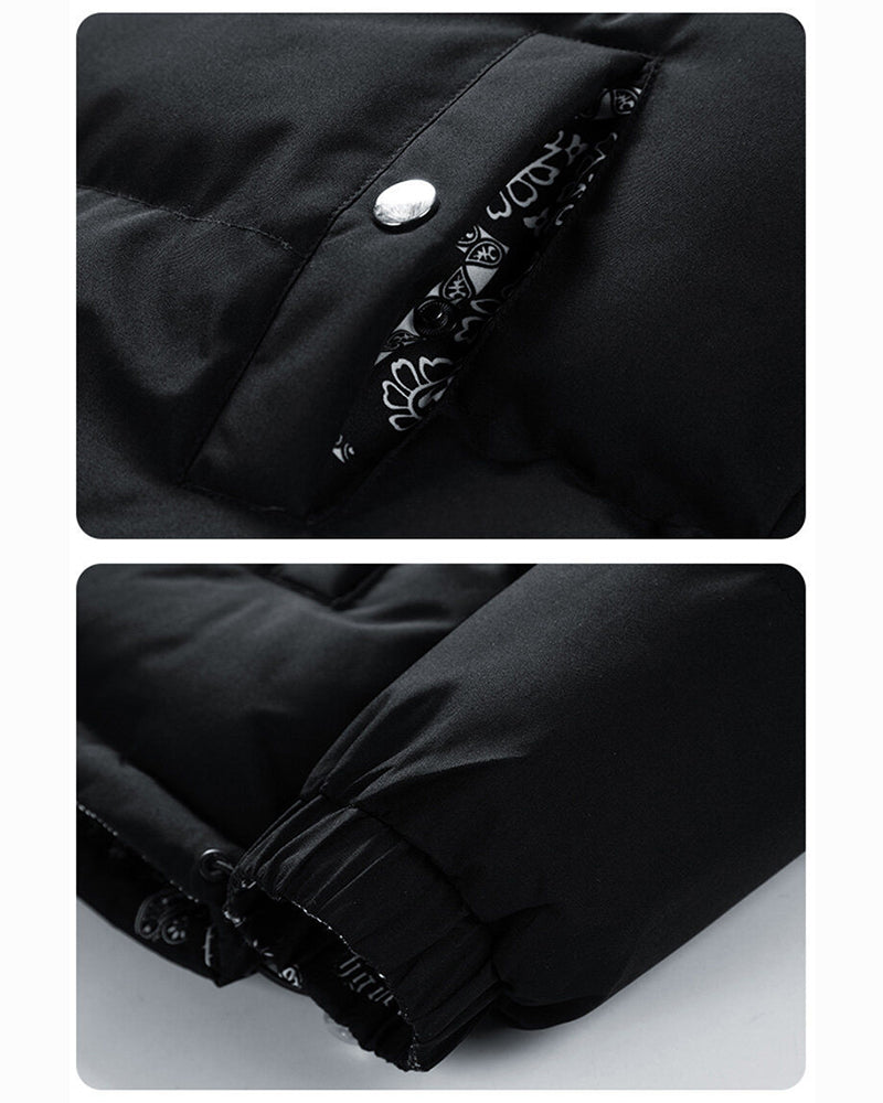 Big & Tall Men's Double-sided Cotton-padded Jacket Camouflage Winter Coat For Men And Women New Thickened Cotton-padded Jacket Korean Fashion Cotton-padded Jacket Cross-border S-4XL