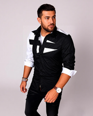 Big & Tall Men's Slim Fit Long Sleeve Shirt M-3XL