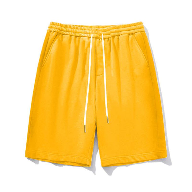 Men's Plus Size Solid Color Shorts