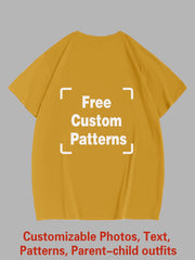 Customized Plus Size T-shirt (You Can Upload Pictures, Text, Logo, Etc. To Customize Your Interesting T-shirt)