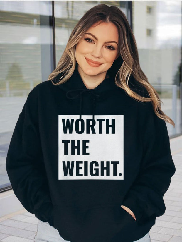 Women's Plus Size Worth The Weight Hoodie
