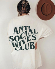 Plus Size Anti Social Wives T-Shirt