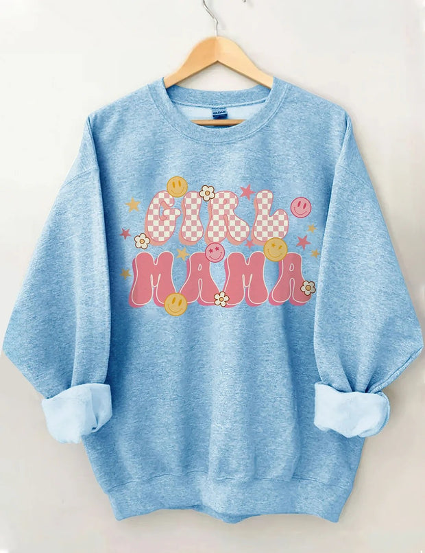 Women's Plus Size Girl Mama Sweatshirt