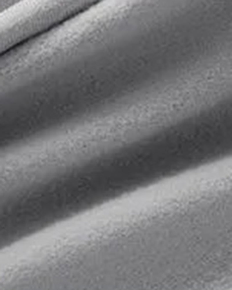 Big & Tall Men's Double-sided Velvet Warm Crew Neck Trousers Suit L-6XL