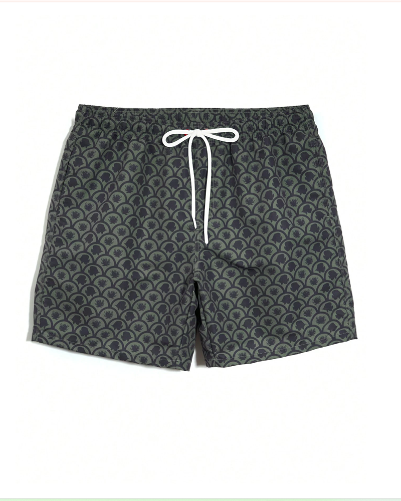 Men's Big & Tall New Printed Swim Trunks