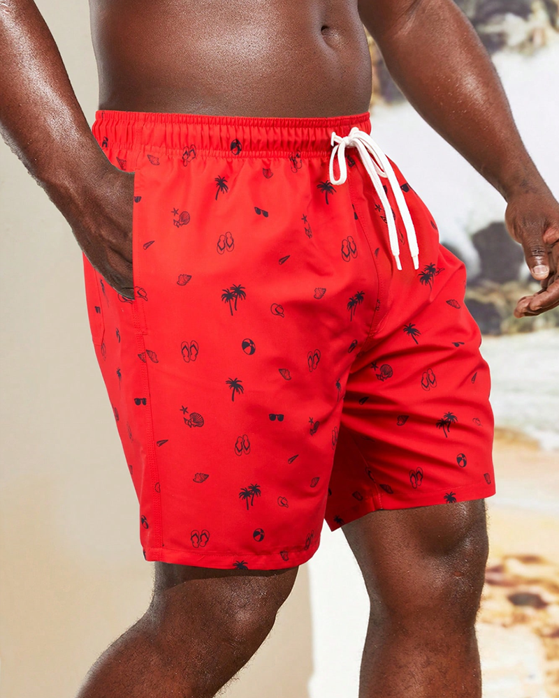 Men's Big & Tall Classic Comfortable Swim Trunks