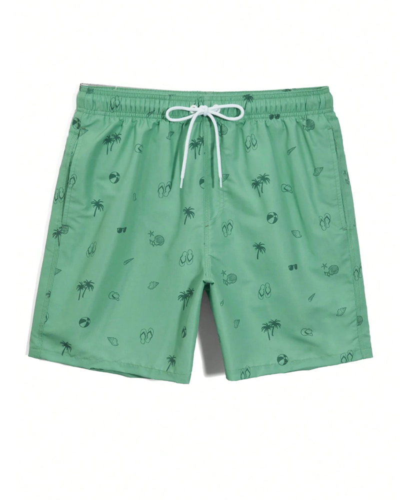 Men's Big & Tall Vacation Swim Trunks